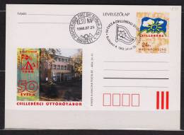 1998 HUNGARY - 50th Anniv. Of Pioneer Movement / SCOUT SCOUTS - CSILLEBÉRC - STATIONERY - POSTCARD - First Day FDC - Lettres & Documents