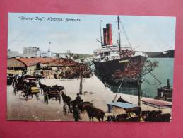 Bermuda--      Hamilton  Steamer Day   -- Circa 1910- Not Postally Mailed------------  Ref 718 - Bermuda