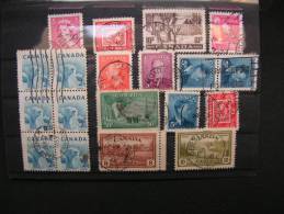 == Canada 1953  , Lot  Stempel - Gebruikt