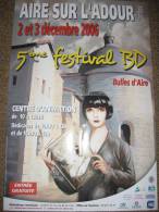 Affiche MORENO Marc Festival BD Aire Sur L'Adour 2006 (Le Régulateur,...) - Affiches & Offsets