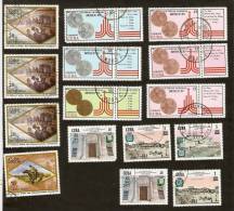 Bc9. Cuba LOT Set Of 15 - 1980 Victorias Olimpicas Moscow ' 80  1985 Unesco 1986 Communications Dia Del Sello - Gebraucht