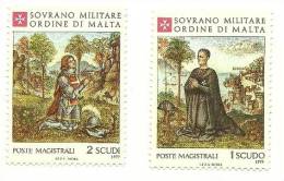 1979 - Sovrano Militare Ordine Di Malta 168/69 Natale   ++++++++++ - Tableaux