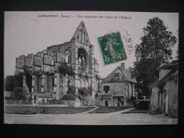 Longpont(Aisne)-Vue Exterieure Des Ruines De L'Abbaye 1915 - Picardie