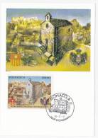 MONACO => Carte Maximum => Chapelle Sainte Marguerite - Les BAUX De Provence - 1992 - Maximum Cards