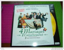 LASERDISC °°°°   4 MARIAGES  1 ENTERREMENT °°°°°° - Sonstige Formate