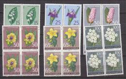 PGL AD819 - YUGOSLAVIE Yv N°931/36 BLOC **  FLEURS - Unused Stamps