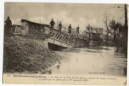 BREUIL SUR VESLE. - Le Pont Sur La Vesle Détruit Après La Retraite Des Troupes Françaises - Sonstige & Ohne Zuordnung