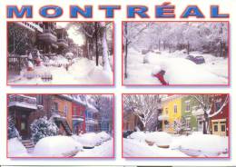 Canada - MONTREAL - Multivues - Les Joies De La Neige - Cartoline Moderne