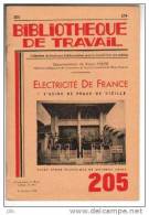 Bibliothèque De Travail 205 - Electricité De France - L'usine De Péage De Vizille - Isère - Défilé De Livet - Romanche - 6-12 Ans