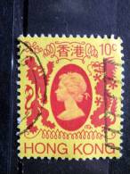 Hong Kong - 1985 - Mi.nr.443 - Used - Queen Elizabeth II And Heraldic Animals - Definitives - Gebraucht