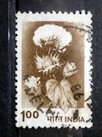 India - 1983 - Mi.nr.820 YC I - Used - Agriculture - Hybrid Cotton - Definitives - Used Stamps