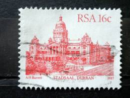 South Africa - 1987 - Mi.nr.705 - Used - Buildings - Historic City Hall, Durban - Definitives - Gebruikt