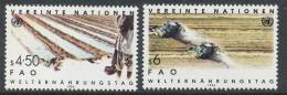 UN Vienna 1984 Michel # 39-40 MNH - Ungebraucht