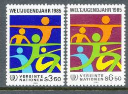 UN Vienna 1984 Michel # 45-46 MNH - Ongebruikt