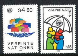 UN Vienna 1985 Michel # 49-50 MNH - Neufs