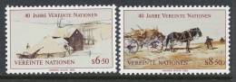 UN Vienna 1985 Michel # 51A-52A MNH - Ongebruikt