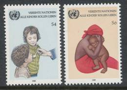 UN Vienna 1985 Michel # 53-54 MNH - Nuevos