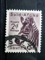 South Africa - 1954 - Mi.nr.242 - Used - South African Wildlife - Mountain Zebra - Equus Zebra - Definitives - Used Stamps