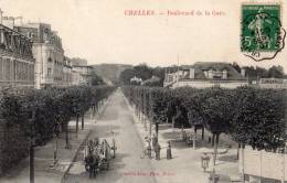 CHELLES BOULEVARD DE LA GARE ANIMEE ATTELAGE - Chelles