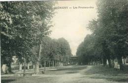 CPA (58) GUERIGNY  Les Promenades - Guerigny