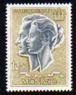 Monaco PA N° 90  XX  Couple Princier : 10  F.  Gris-bleu Et  Ocre  TB - Poste Aérienne