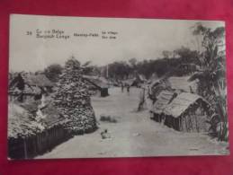 Cp  Congo Belge  Stanley Falls  Un Village - Congo Belge