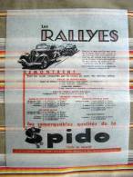 75 PARIS 9e " A. ANDRE FILS "  SPIDOLEINE  PEUGEOT, Rally MONTE CARLO.... - Auto's