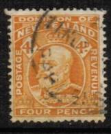 NEW ZEALAND   Scott #  134  F-VF USED - Gebruikt