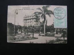 == Montevideo Karte  Ungarn Porto 1922 - Strafport