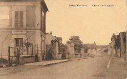 Cpa77 St Mammes Rue Grande, La Poste - Saint Mammes