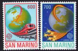1988 Europa C.E.P.T. , San Marino , Serie Completa Nuova (**) - 1988