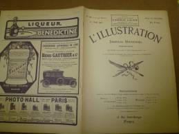 L' ILLUSTRATION  N° 3832  Du  12 Août 1916 : Belle Lithographie Couleur Portrait De  L'amiral LACAZE - L'Illustration