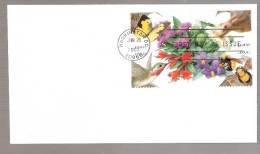 FDC Pollination - Butterfly - Bird - Bat - Bee - 2007 Set Of 4 Stamps - 2001-2010