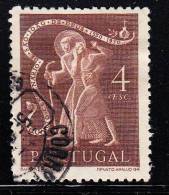 Portugal Used Scott #726 4e St. John Of God Helping Sick Man - Pulled Perfs Lower Left - Used Stamps
