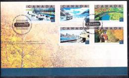 O) 2002 CANADA, FIRST DAY COVER,TOURIST SITES - 2001-2010