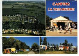 La Plaine Sur Mer - Camping La Tabardière Multivues Aérienne épicerie Terrasse Animée Tentes Caravanes - La-Plaine-sur-Mer