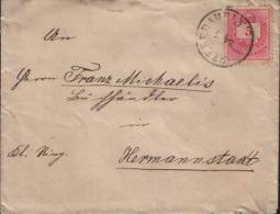 Hungary-Letter Circulated In 1888 To Hermannstadt-2/scans - Brieven En Documenten