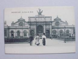 Brüssel, La Gare Du Midi Mit Straßenbahn - Chemins De Fer, Gares