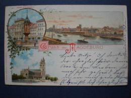 AK MAGDEBURG Litho 1900 //  D*5449 - Magdeburg