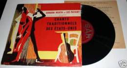 LP 33 Tours Vinyle Format 25cm Chants Traditionnels  Des Etats Unis* Heath / Payant Folklore - Musiques Du Monde