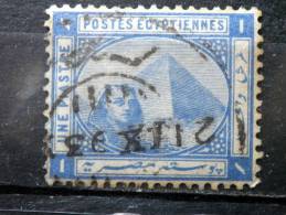 Egypt - 1884/1902 - Mi.nr.34 Bx - Used - Sphinx In Front Of Cheops Pyramid - Definitives - 1866-1914 Khedivato Di Egitto