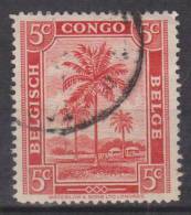 Congo Belge N° 228 ° Palmiers - 1942 - Usados