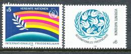 UN Vienna 1986 Michel # 62-63, MNH - Ongebruikt