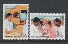 UN Vienna 1988 Michel # 83-84, MNH - Unused Stamps