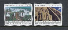 UN Vienna 1992 Michel # 125-126, MNH - Neufs