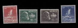 S	Norvège *   208 à 211    Voiliers Lot  87 - Unused Stamps