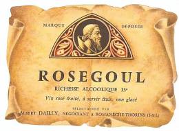 ETIQUETTE - ROMANECHE THORINS - DAILLY. - Rosés