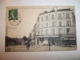 2jyq  - CPA  N°62 - PUTEAUX - Quai National Et L'avenue De La Défense De Paris -  [92]  Hauts De Seine - Puteaux