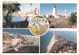 LEUCATE 11, LE PORT, LE PHARE DU CAP LEUCATE, LA PLAGE ET L'ETANG - Leucate