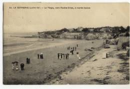 LA BERNERIE. - La Plage, Vres Roche-Grise, à Marée Basse - La Bernerie-en-Retz